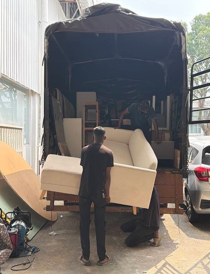 Commercial junk and office items piled for clearance in Selangor